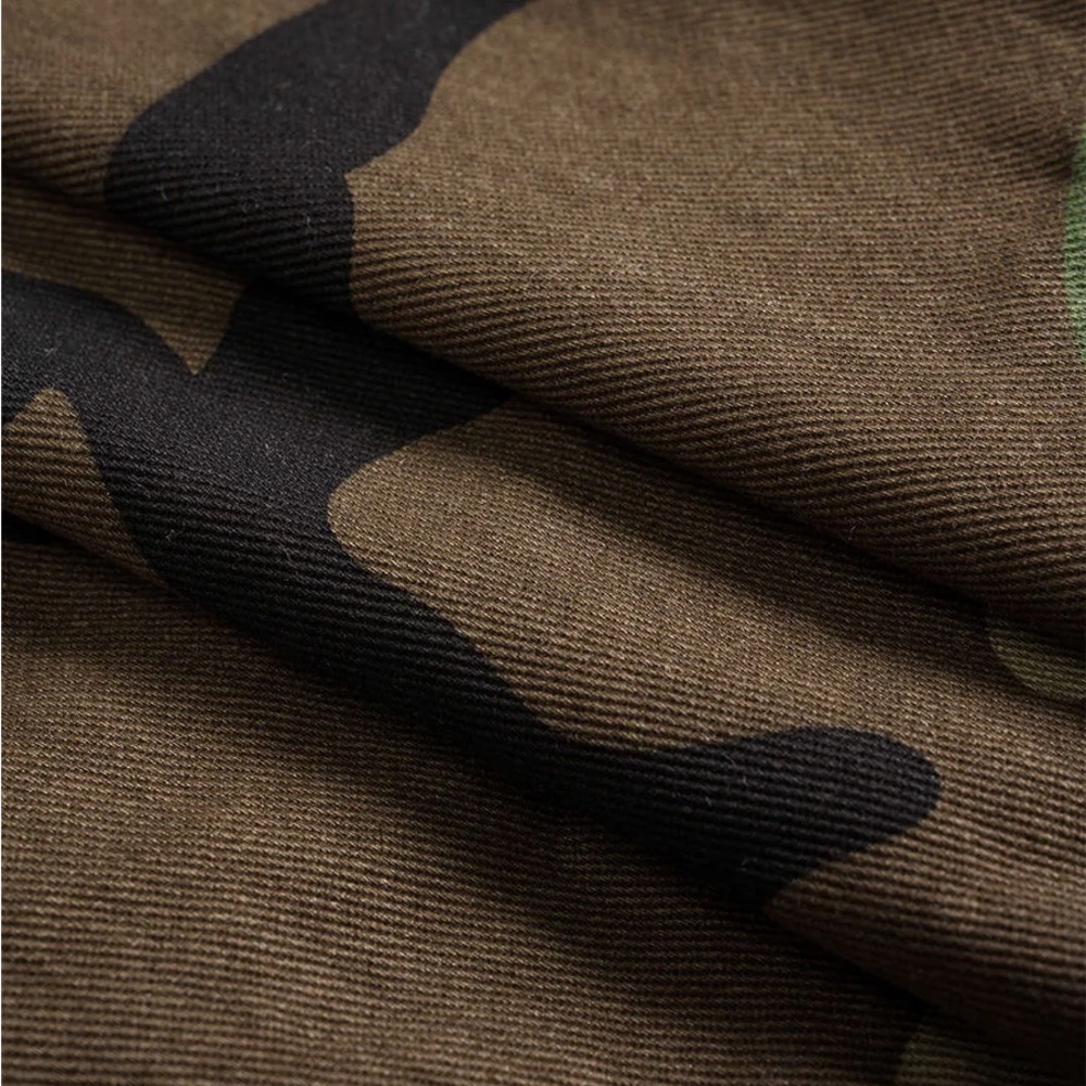 047. Micas Camo Destroyed Cargo Shorts - Picture 7 of 7